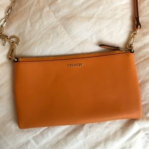 Orange Coach cross body